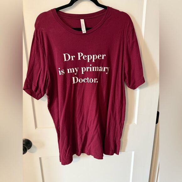 Bella+Canvas Maroon T-Shirt - Picture 1 of 4